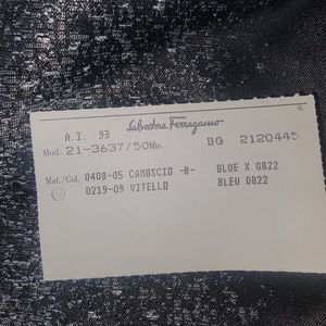 Salvatore Ferragamo clutch bag. ,vintage.  Certificate of Authentication.